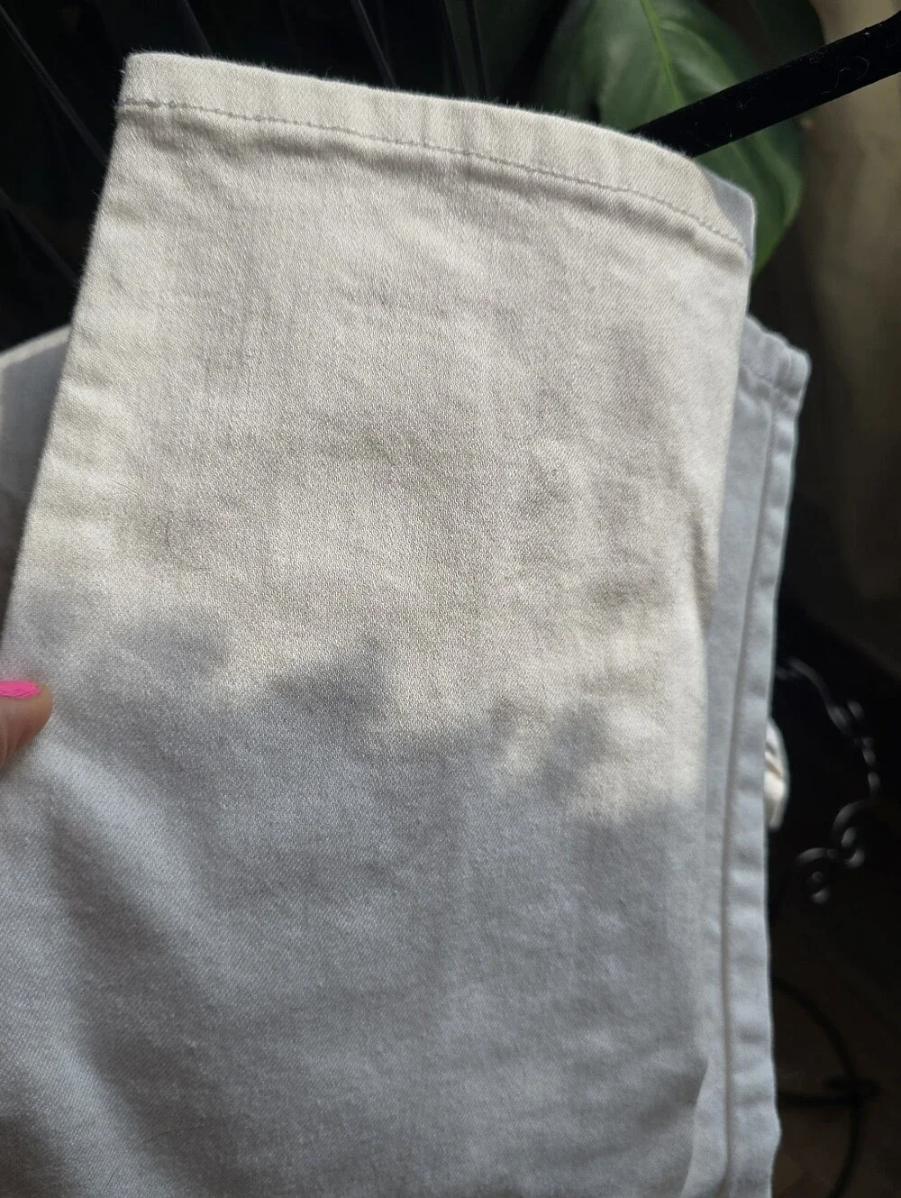 ✨ Banana Republic Washwell White Girlfriend Jeans | Size 31 / 12 Petite | Good ✨
